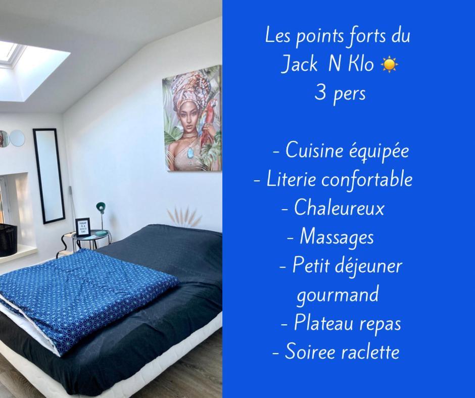 Le Jack' N Klo, Acces Terrasse De L'Etablissement Daire Rives  Dış mekan fotoğraf